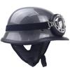 Germany 2025 High-end Retro Motorcycle Half Helmet, Imitation Carbon Fiber