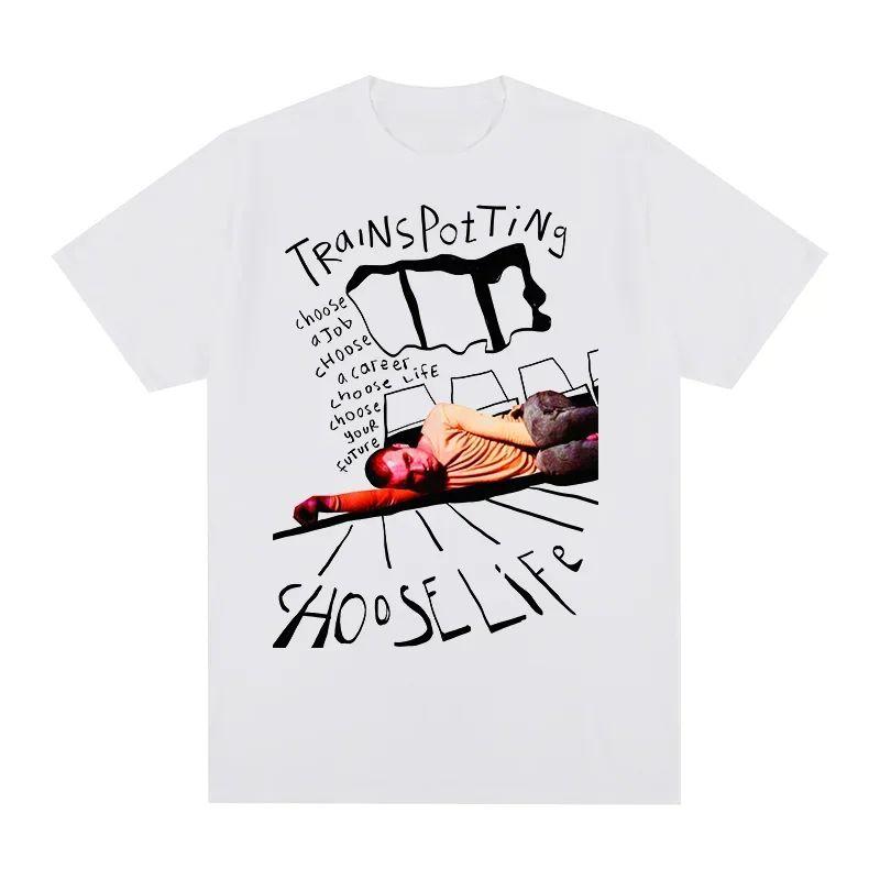 Y2k Hip Hop T-shirt Trainspotting Vintage T-shirt Creatieve Print Top Casual Los Streetwear Nieuwe T-shirts Verjaardagscadeaus Unisex