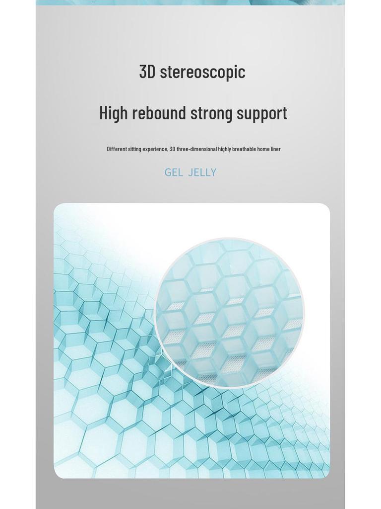 Multifunctional Gel Seat Cushion – Cooling, Honeycomb Design for All Seasons