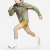 Nike Running Division Aerogami Logo Reflective Design Spliced Hooded Casual Jacket Men jackets Olive FD0410-222