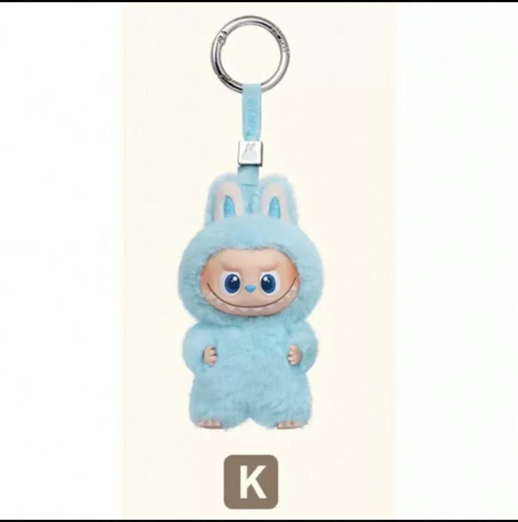 Cute Labubu New 4th Gen Mini Vinyl - Face Plush Blind Box: Ideal Backpack Accessory, Keychain & Christmas Gift, Also a Fun Children's Hand Puppet Toy