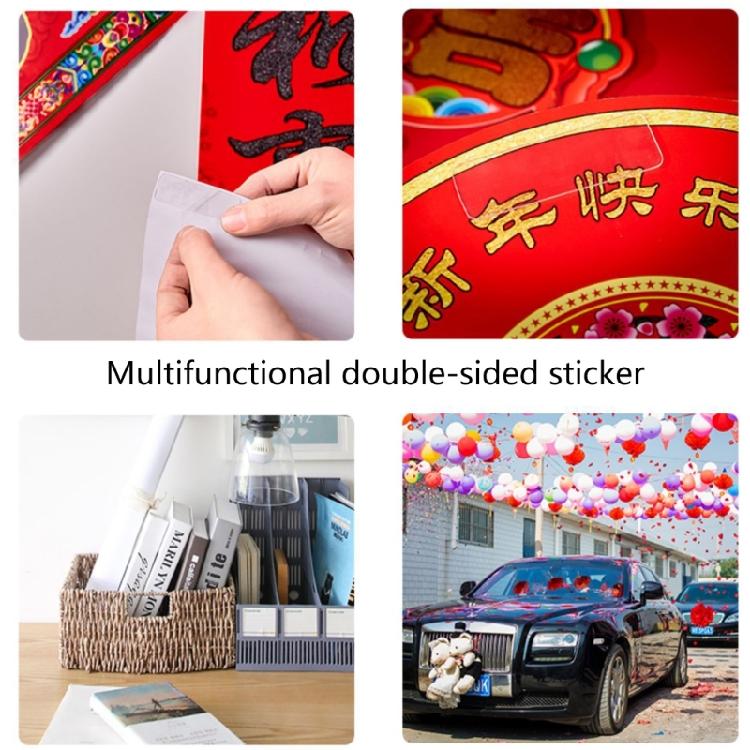 120/300Pcs Double Sided Tape Mounting Tape Multipurpose Removable Adhesive Tape for Household Decorations Poster