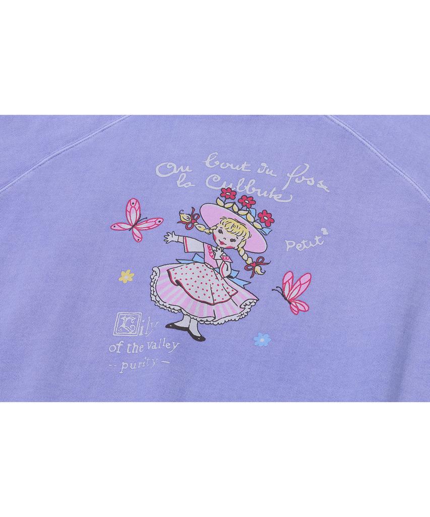 CPGN STUDIO Petit Lily Raglan Pigment Sweatshirt Lavender