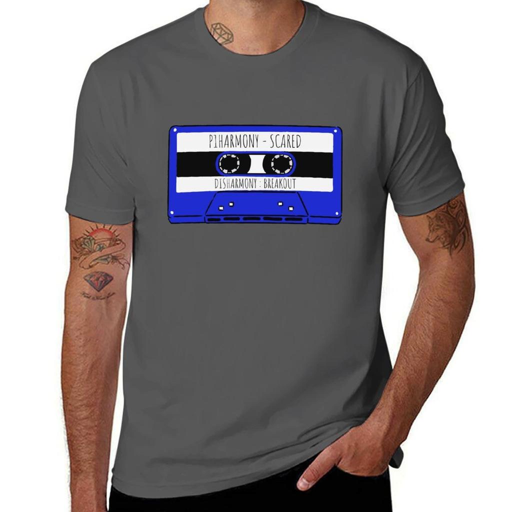 P1harmony Scared Cassette T-Shirt g man t shirts for men anime t shirts oversize T-Shirt