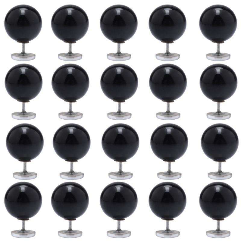 

Alloy Pearls Button Flat Garment Fastening Clip Crafting Supplies For Enthusiasts чорний