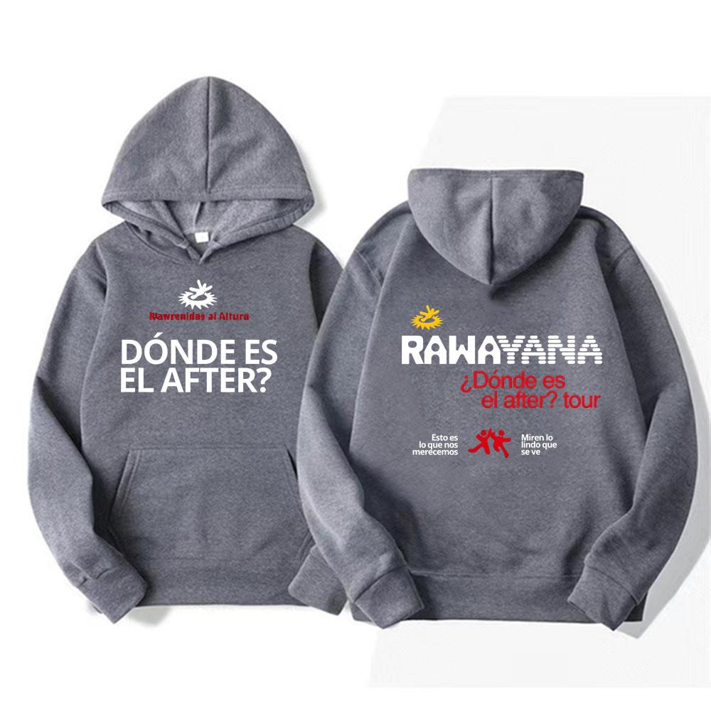 Rawayana Album Tour Merch Hoodies Men Women Harajuku Fashion Oversized Hoodie Sweatshirts