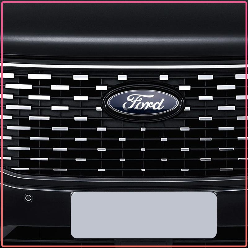 11,5X4,5cm BilLogotyp För Ford Ranger Escape Mondeo Fusion Fiesta Kuga Edge Focus Mustang Bakre Bagagelucka Emblemsdekal Tillbehör