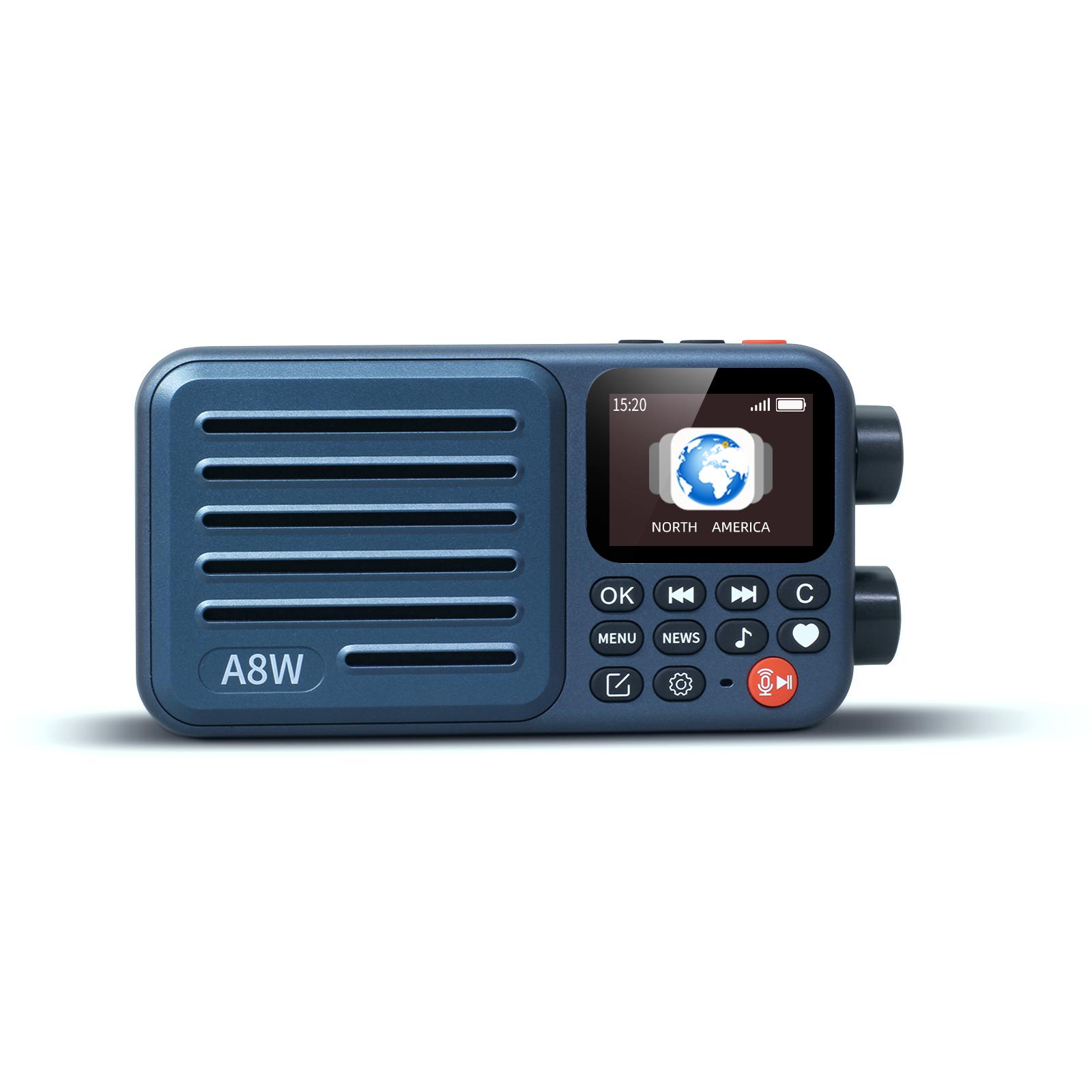 

Портативное интернет-радио CHOYONG A8W, однодиапазонное радио, 4G и Wi-Fi, многоканальное подключение, динамик, голосовое управление, радиоприемники, подарки