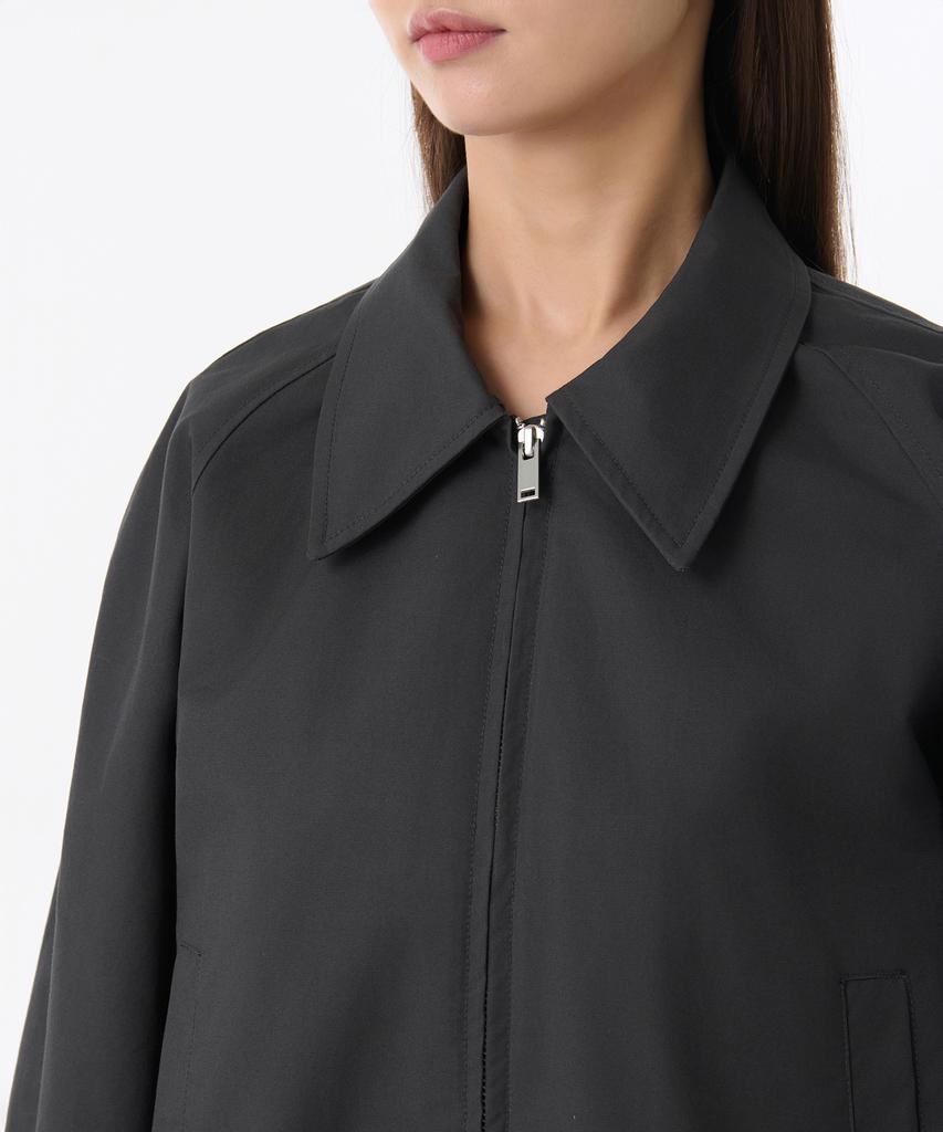 Musinsa Standard Woman Women'S Cotton Blouson Jacket [Dark Grey]