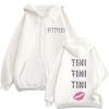 Singer TINI STOESSEL FUTTURA Tour New Zip Up Hoodie Men Women Fashion Jacket Sweatshirt Vintage Oversized Zipp