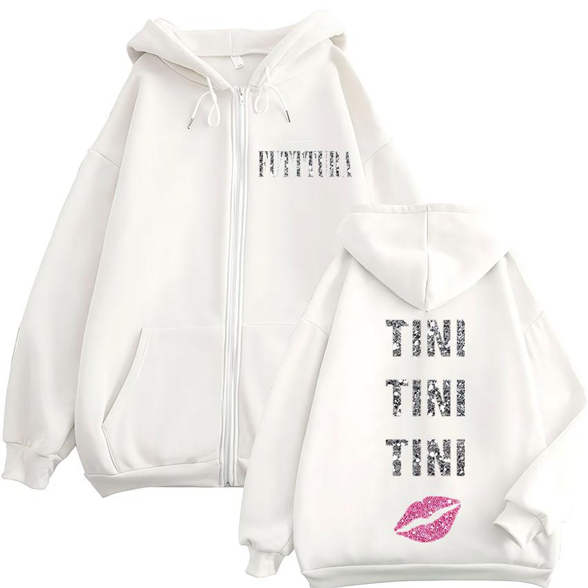 Singer TINI STOESSEL FUTTURA Tour New Zip Up Hoodie Men Women Fashion Jacket Sweatshirt Vintage Oversized Zipp