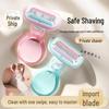 Women's Lightweight Shell Shaver: Hair Remover for Legs & Underarms, Manual Epilator for All-Body Use.