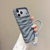 Textured Lanyard Phone Case for iPhone 16 Pro Max, Compatible with New Apple 14/13 Models