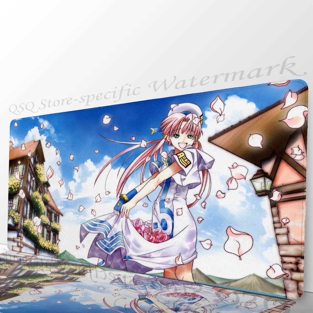 Akari Mizunashi Anime ARIA Mousepad Mouse Mat Desk Mat With Pad Gaming Accessories Prime Gaming XXL Keyboard Pad Padding Mat