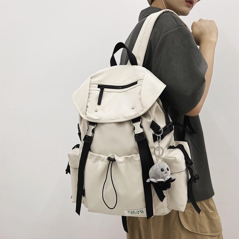 Unisex Fashion Nylon Travel Backpack With Multiple Compartments For Daily Use