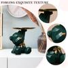 Geometric Bear Resin Storage Box - Decorative Desktop Organizer for Candy, Crafts & Office Supplies, Coffee Shop Home Decor