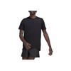 adidas Crew Neck Pullover Solid Color Short Sleeve T-Shirt Men Tops Black HD3577