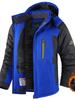 Men's Plus Size Winter Down Jacket and Pants: Fleece-Lined, Thick, Windproof, Waterproof Mountaineering Suit.
