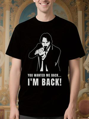 John Wick I Am Back Grafické tričko - 100% bavlna Ležérní S...