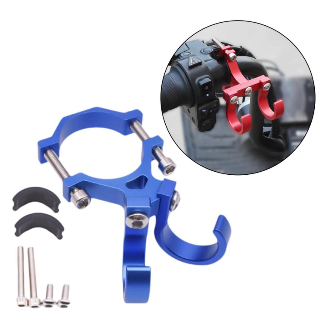 Electric Scooter Helmet Hook Universal Motorcycle Handlebars Hook Aluminum Alloy for 18-35mm Bike Handlebar
