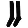 Women Ribbed Knitting Cotton Long Socks Autumn Winter Warm Fashion Solid Color Casual Breathable Knee High Stockings