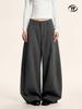 Yongfang Unisex Wide-Leg Casual Suit Pants