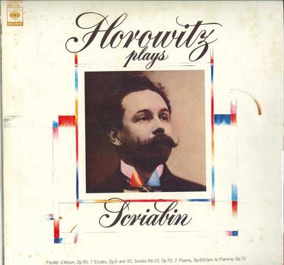 LP Record VLADIMIR HOROWITZ  Scriabin Recital 18AC739 CBS SONY 1972 Japan Classical Used