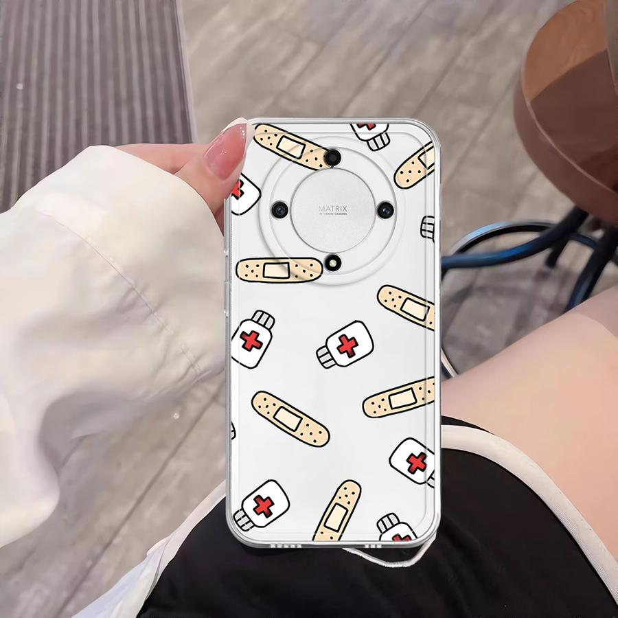 Cool Nurse Medicine Soft Phone Cover Case for Honor X9b X8 X8b X9a X7b X8a 90 Lite