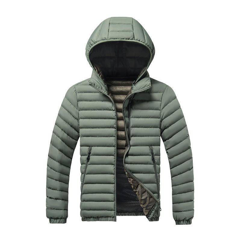 Mens Slim Fit Winter Cotton Puffer