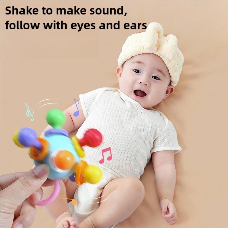 Manhattan Hand Ball Baby Educational Early Education Chewable Teether Molar Stick 0 to 1 Year Old 3 to 6 Months Baby Toys