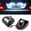 Car License Plate LED Light Polycarbonate Housing Brighter Beam Quick Installation Lights Assembly Replacement Part