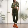 Adidas X Ivy Park Camouflage Rundhals Kurzarm T-Shirt Damen Tops HR2317