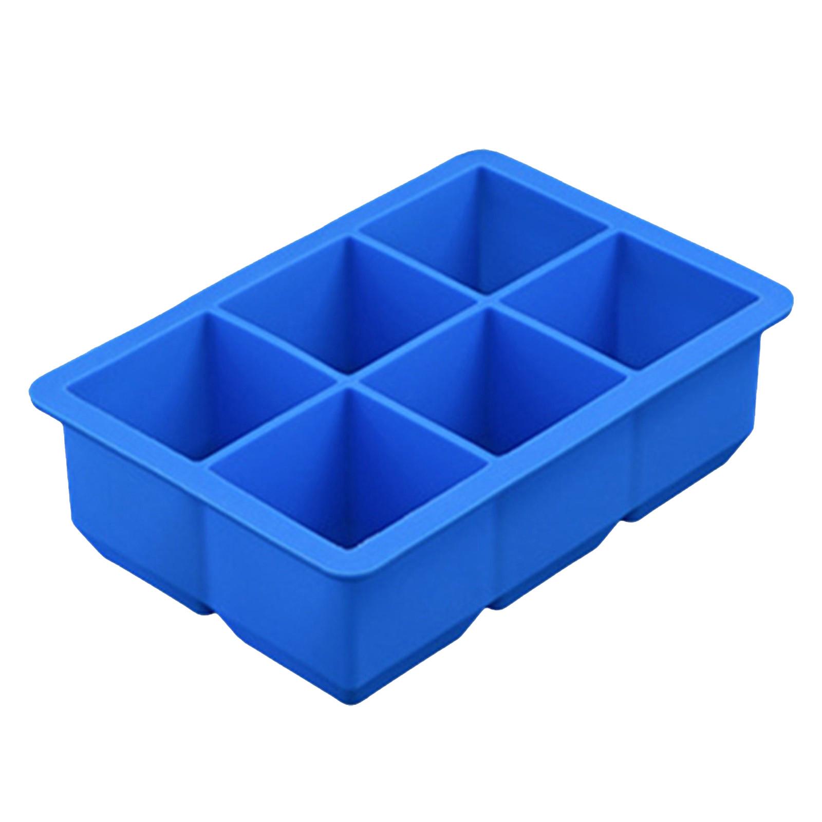 

Silicone Ice Tray Ice Box With Lid Homemade Ice - Creative Can Be Superimposed Multi- Ice Press The Ice Tray One Size синий
