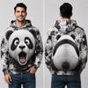 Weihnachten Winter Weihnachtsmann 3D-Druck Hoodies Damen Herren Lässig Streetwear Langarm Kapuzenpullover Pullover Kleidung Oberteil