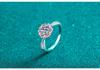 GRA Certified Moissanite Wedding Ring Set S925 Sterling Silver D Color VVS1 Bridal Ring Set for Women Luxury Anniversary Gift