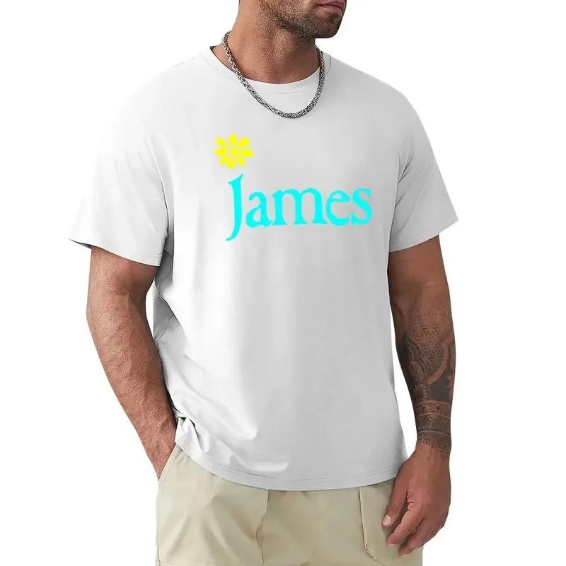 James Band T Shirts Fashion Vintage Versatile Casual Men Women Summer Harajuku Short Sleeve Cotton Graphic Amusing Unisex Tops