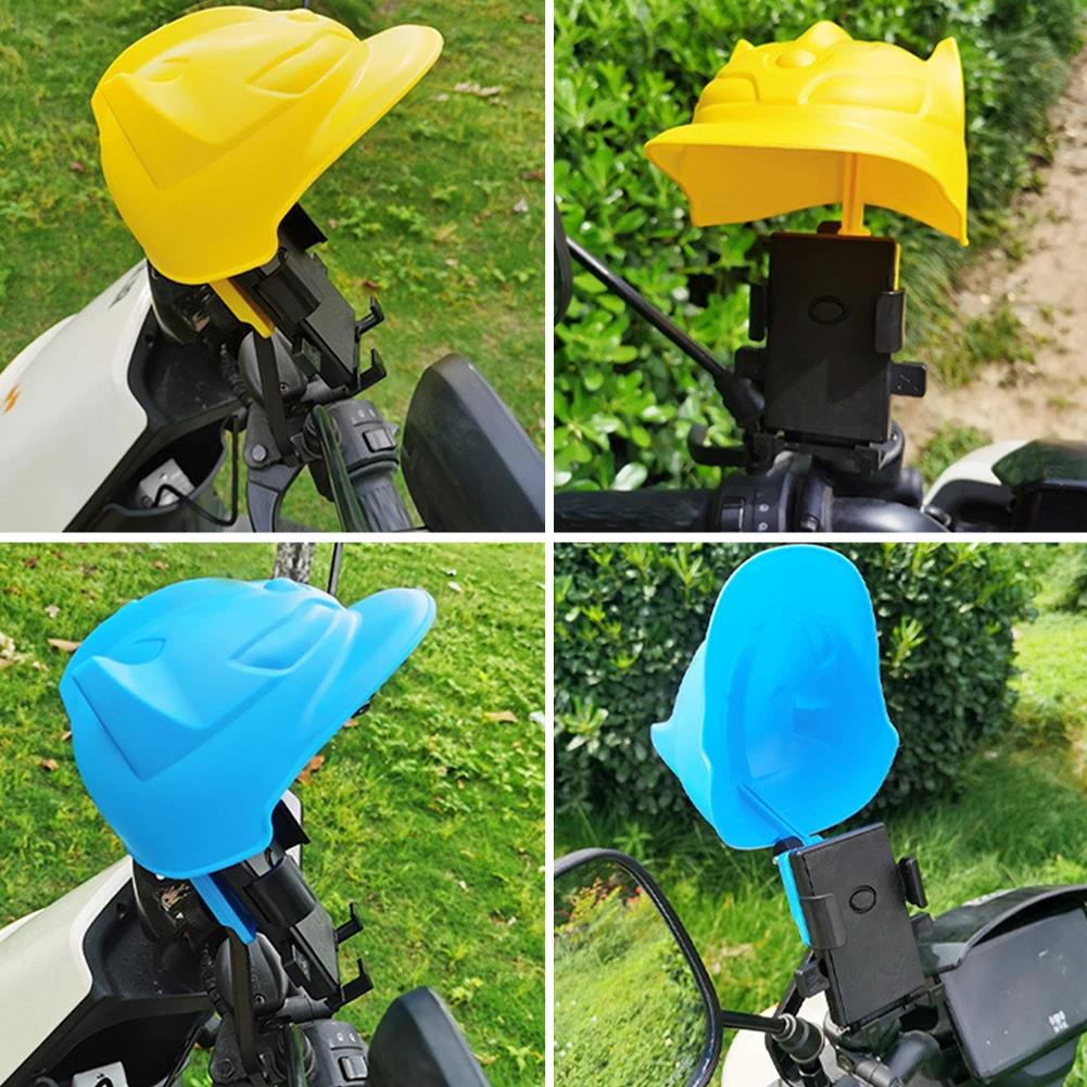 Small Helmet Rider Motorcycle Mobile Phone Holder and Electric Bicycle Navigation Mobile Phone Holder Waterproof Sunshade Helmet Communication 7