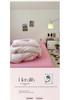 Pure Cotton Four-Piece Bedding Set: Striped Duvet Cover, Bed Sheet for Dorms, A-Class Washed Cotton, Perfect for All Seasons.