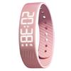 Adjustable Band Vibrating Alarm Wristband LED Digital Display Silent Wrist Shock Bands  Travel Use
