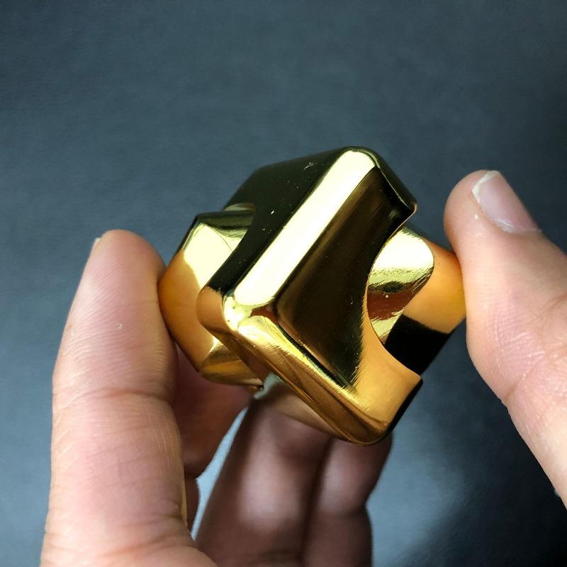 Mini Metal Cube Fidget Spinner Toy EDC Hand Stress Relief Cubes Anti-Stress Desk Toy Focus Finger Gyro Office Gift for Adults