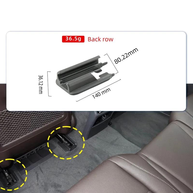 Driver Passenger Seat Cover 1679190300 For Mercedes Benz GLE GLS W167 After  Car Front Row Seat Rail Trim Cover