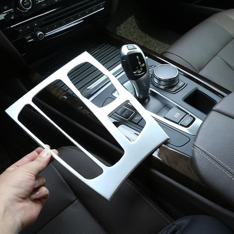 ABS Center Console Gear Shift Frame Decoration Cover Trim For BMW X5 X6 F15 F16 2014-2017 LHD Car Styling Interior Accessories
