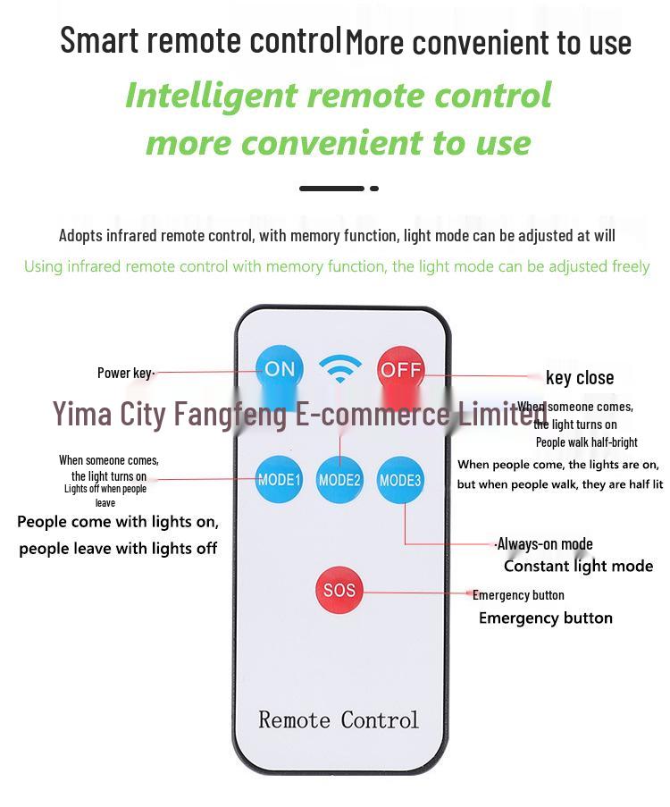 Solar Waterproof Outdoor Courtyard Light with Motion Sensor and Remote Control - High Power, Super Bright Street Wall Light for Home