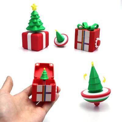 Creative 3D Printing Christmas Tree Surprise Gift Box Holiday Party Fun Prank Props Home Office Desk Decoration Kids Gift