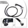 Black Shower Head & Hose Nozzle 15cm Anti-corrosion