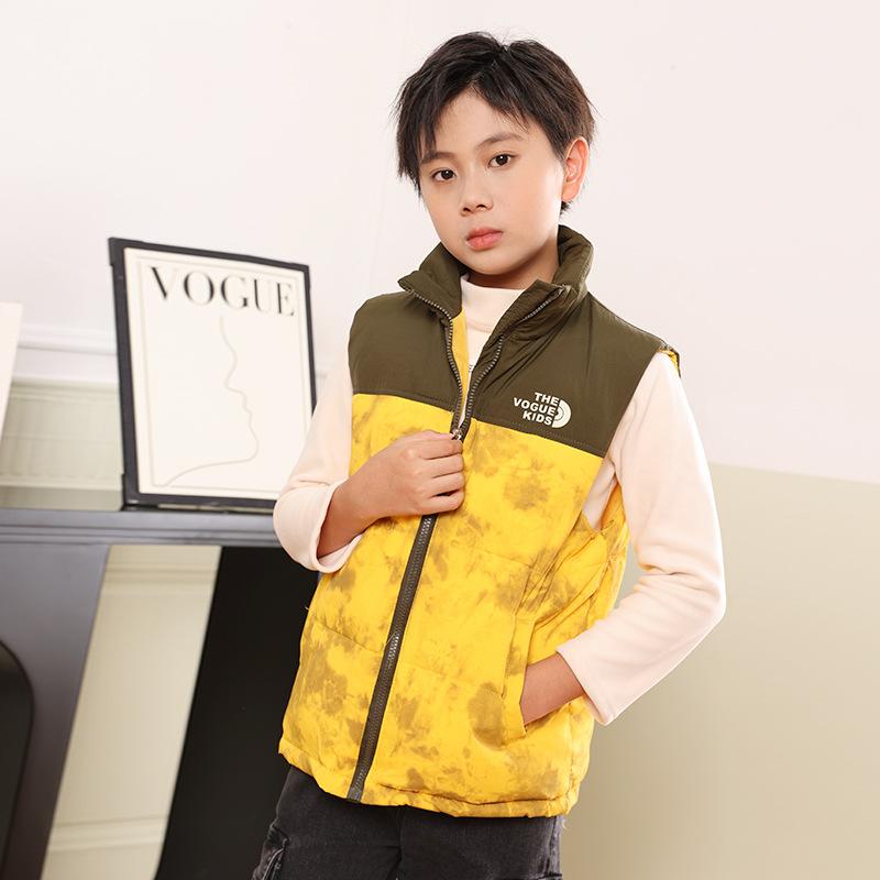 

Short Vests for Boys and Thick Vests for Girls. Winter Children s Casual Vests 120cm жовтий
