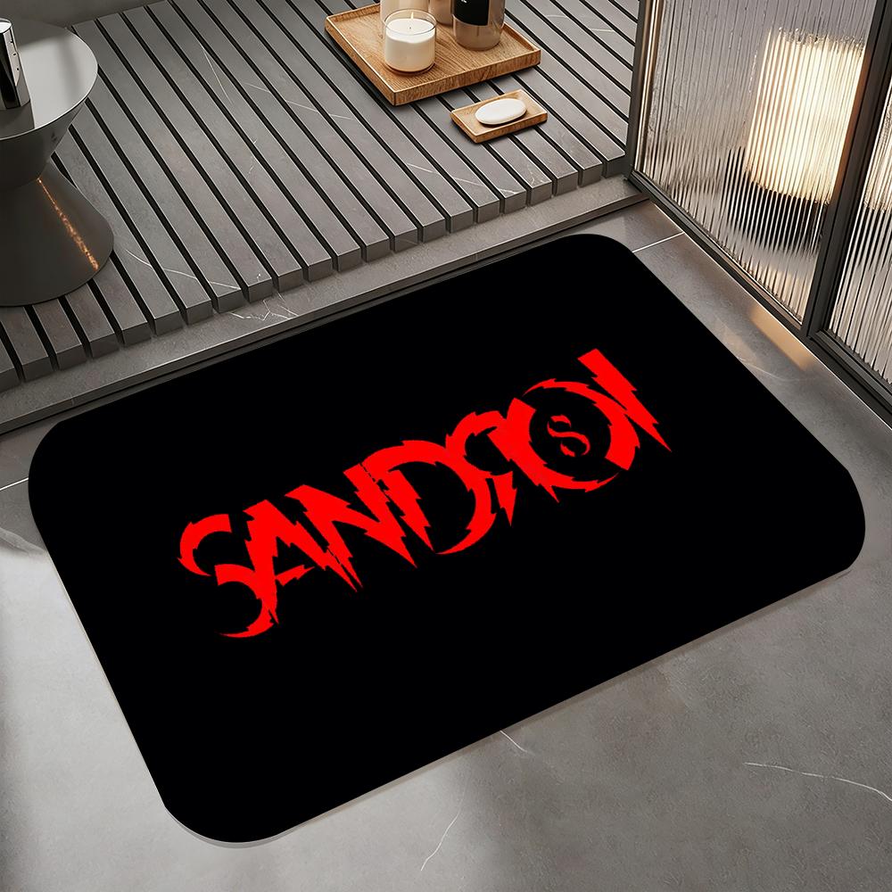 

Fashion S-Sandro Floor Mat Diatomite Bath Mat, Quick Dry Absorbent Non-Slip Door Mat 50cm x 80cm
