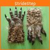 Luvas de Látex de Garra de Lobo de Pelúcia Para Role Play de Filme de Terror e Fantasia de Festival