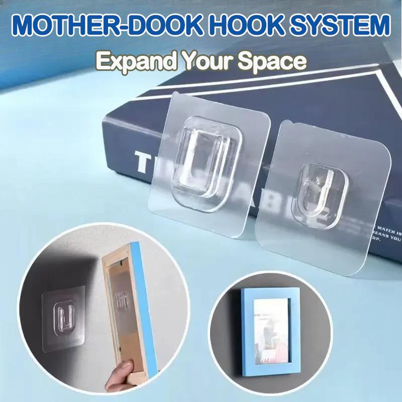 Double sided adhesive wall hooks Wall Hanger Strong Transparent Suction Cup Sucker Hook Wall Storage Holder Kitchen Bathroom