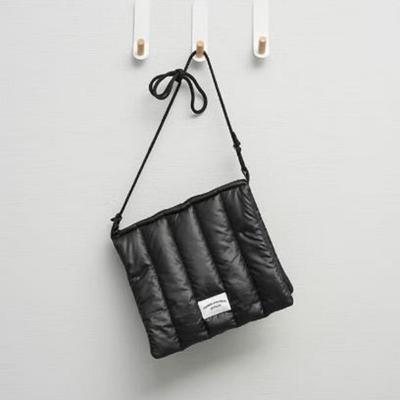 Padded Crossbody Bag - Black